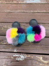 Load image into Gallery viewer, Mommy’s Fuzzy Wuzzy Slides-Squared Away